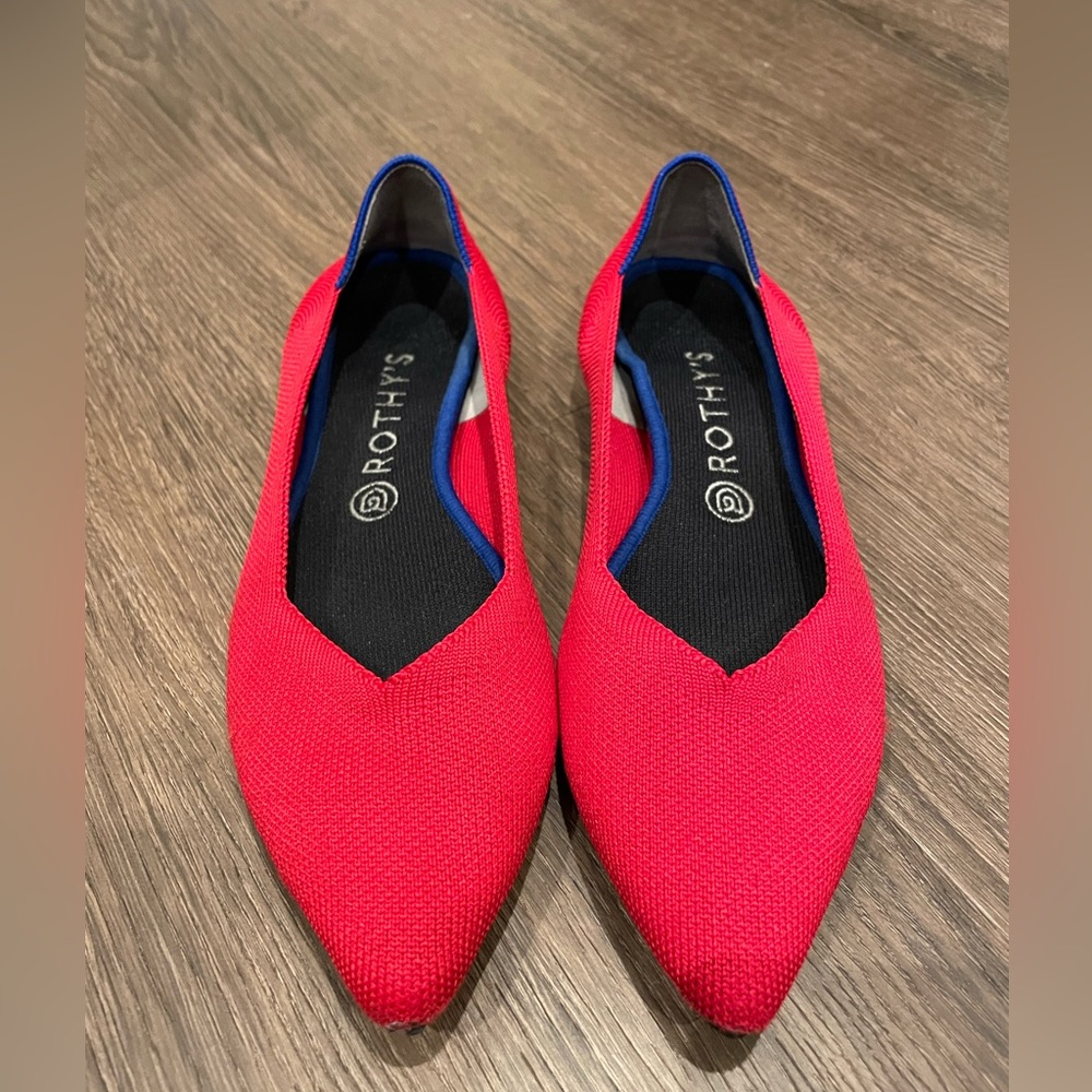 ROTHY’S The Point Red Flat